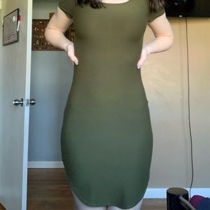 green body con dress